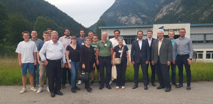 Besuch bei RHEINMETALL Waffe Munition GmbH Schneizlreuth